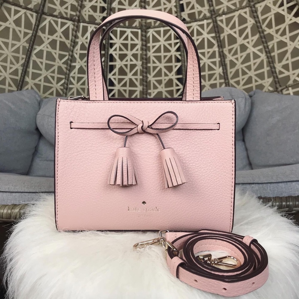 ❗FIRM❗️Kate Spade Hayes Leather Mini Satchel - Picture 1 of 8